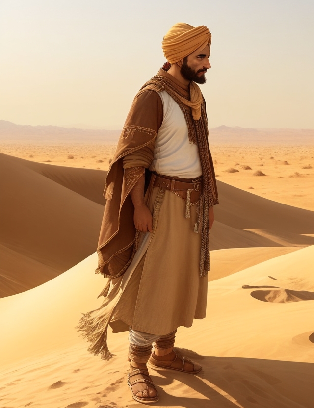 DreamShaper_v7_A_solitary_figure_in_the_desert_a_30yearold_Jew_0-3 Quem é João Batista
