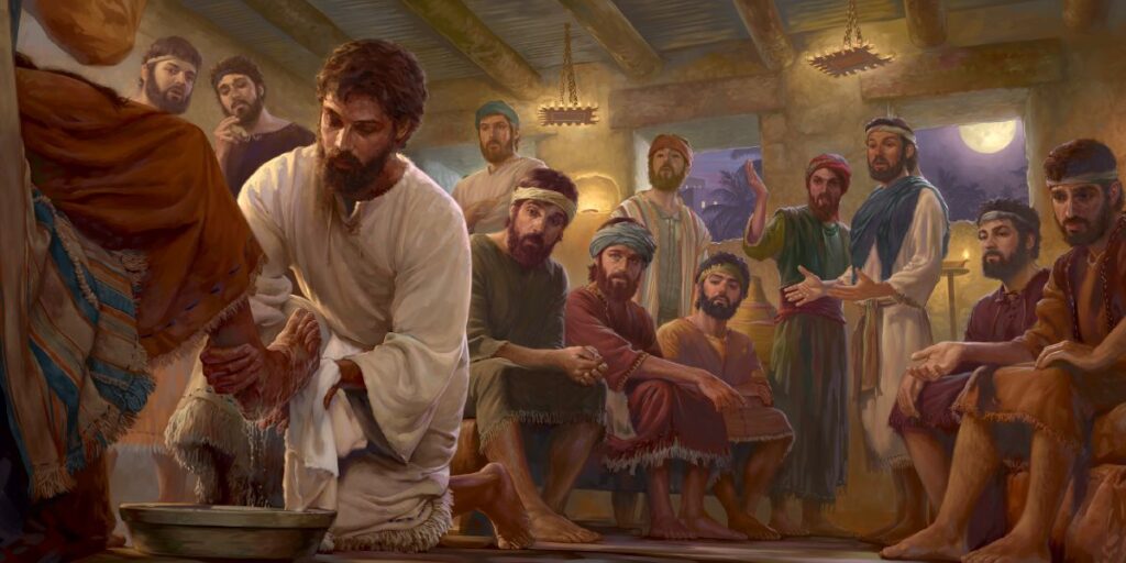 Jesus-lava-os-pes-1024x512 Capítulo João 13 - A despedida de Jesus