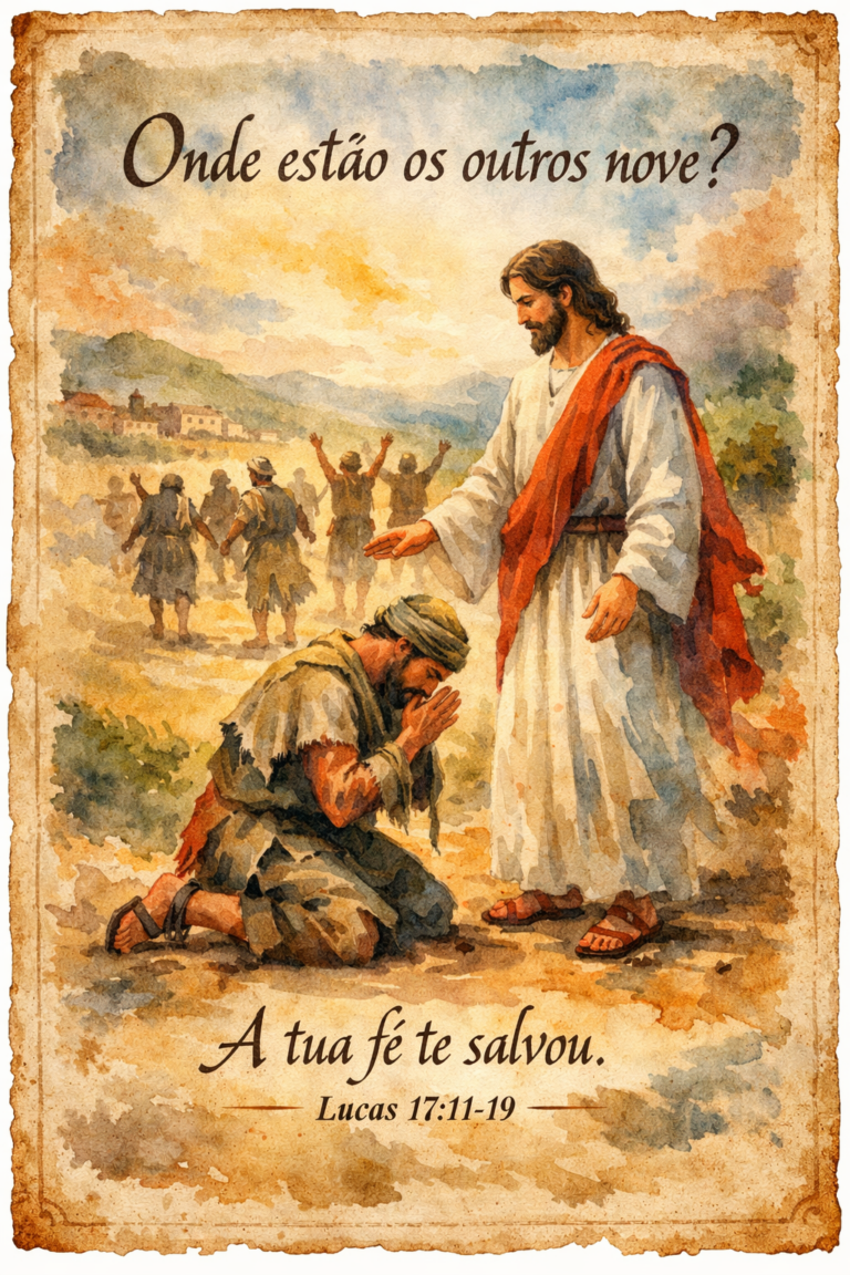  A cura dos 10 leprosos - Lc 17:11-19