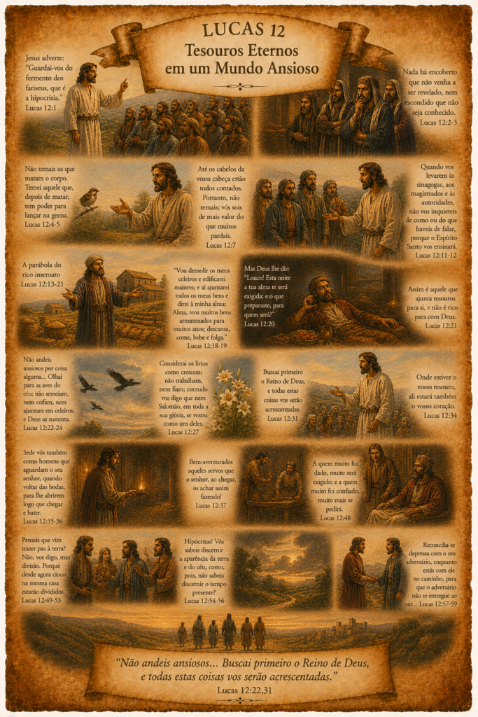 Capítulo 12 — Tesouros Eternos em um Mundo Ansioso