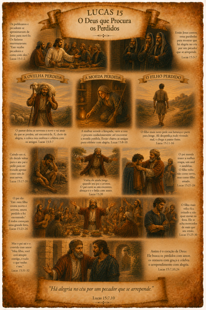 Capítulo 15 — O Deus que Procura os Perdidos