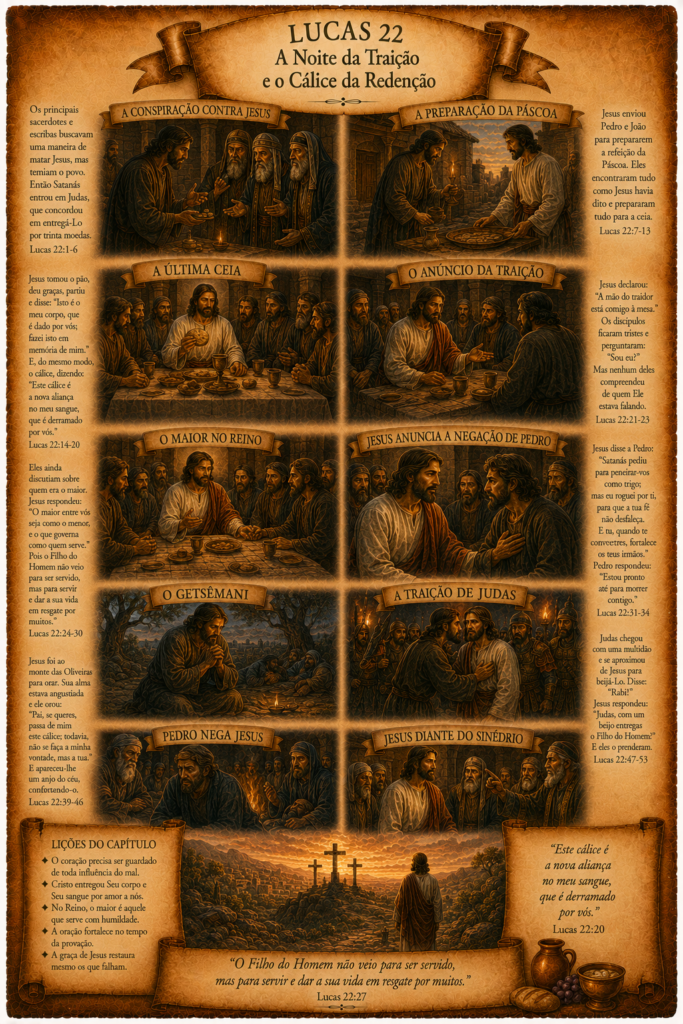 Capítulo 22 — A Noite da Traição e o Cálice da Redenção